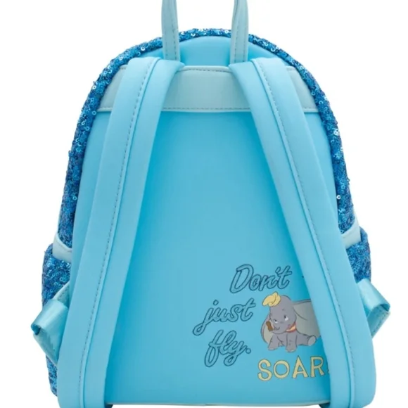 Dumbo Sequin Exclusive Loungefly backpack Brand new - Picture 6 of 15